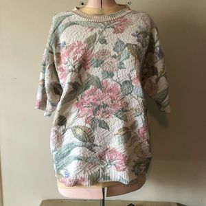 Vintage Floral Sweater